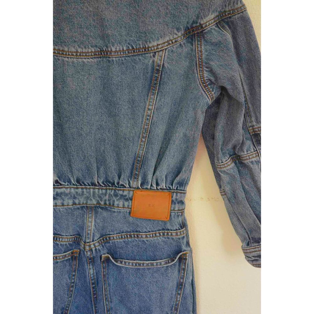 RONNY KOBO Eugene Denim Jumpsuit In Blue Size X Small - Picture 8 of 9